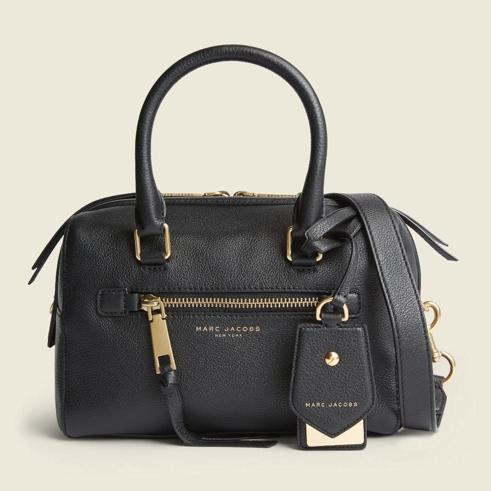 Marc Jacobs Small Recruit  Bauletto Satchel Black